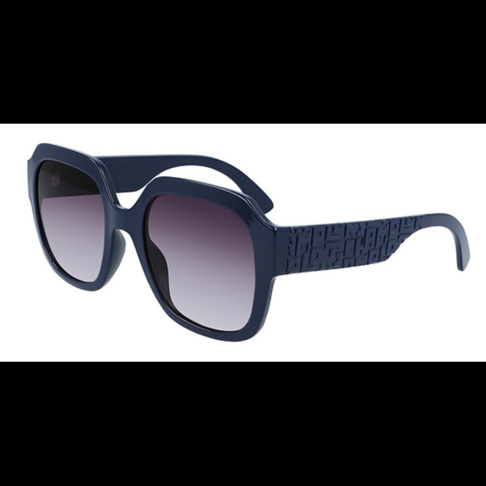 Longchamp Blue Sunglasses with Brown Case - Picture 8 of 8